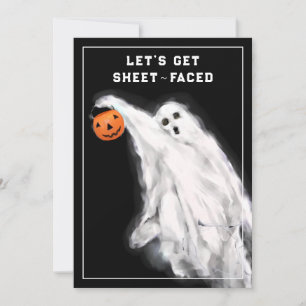 Roligt Halloween-kort för vuxna