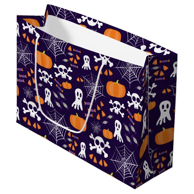 Roligt Halloween-mönster (Framsidan Vinklad)