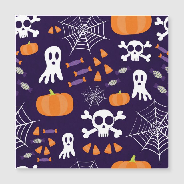 Roligt Halloween-mönster (Framsida)