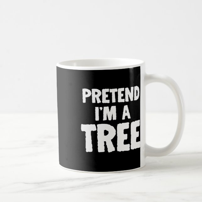 Roligt Halloween påstår att jag är en Träd Kaffemugg (Höger)