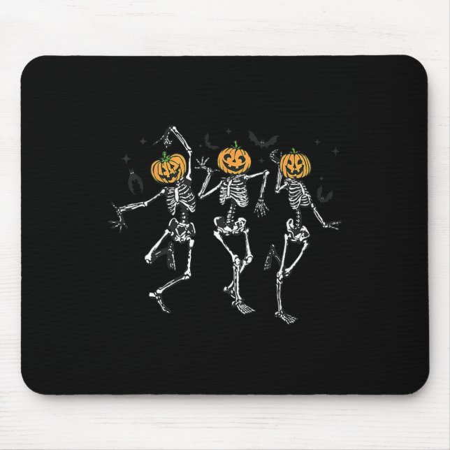 Roligt Halloween Pumpkin Dancing Skeleton Costume  Musmatta (Framsidan)