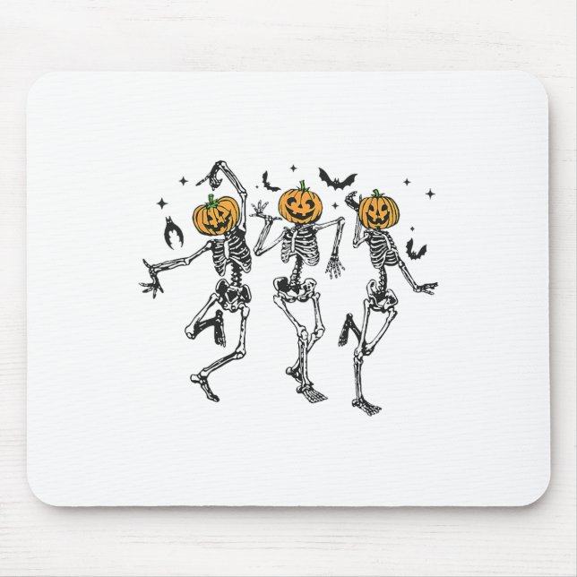 Roligt Halloween Pumpkin Dancing Skeleton Costume  Musmatta (Framsidan)