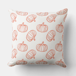 Roligt Halloween Pumpkins Mönster Kudde