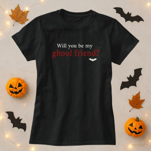 Roligt Halloween Shirt, kommer du att bli min vän? T Shirt