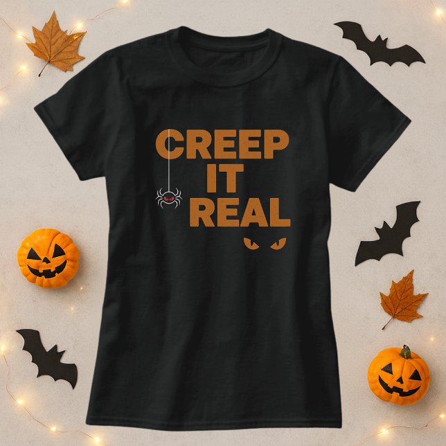 Roligt Halloween Shirt; Kryptera den riktiga spind T Shirt (Skapare uppladdad)
