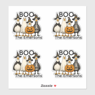 Roligt Halloween Spooky Klistermärken