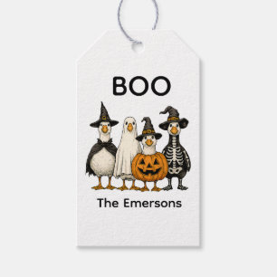 Roligt Halloween Spooky Presentetikett