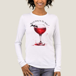 Roligt Halloween T-Shirt | Witch Way mot Vin