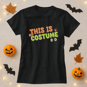Roligt Halloween Tee; det här är min kostnadscitat T Shirt