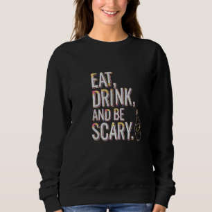 Roligt Halloween Trick eller behandling av Scary E T Shirt