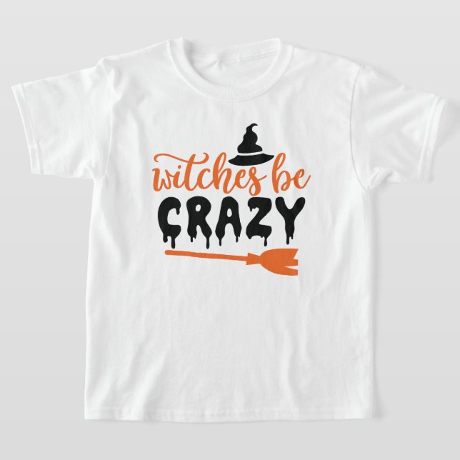 Roligt Halloween-typografi - Vagnen ska vara vass T Shirt (Laydown)