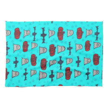 Roligt Halloween-utskrift på Blue