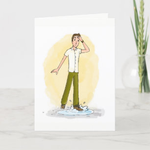 Roligt hälsningkort - vänskaplig förolämpning kort