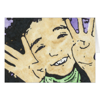 Roligt! Hälsningskort