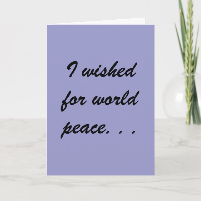 roligt hälsningskort kort (Framsida)