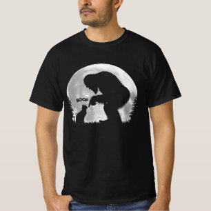 Roligt Hand Boop Nose Bigfoot Sasquatch Cat T Shirt