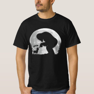 Roligt Hand Boop Nose Bigfoot Sasquatch Chihuahua T Shirt
