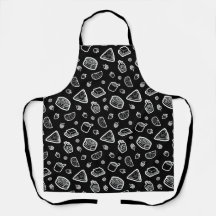 Roligt Handdragen pancake All-Over Mönster Apron
