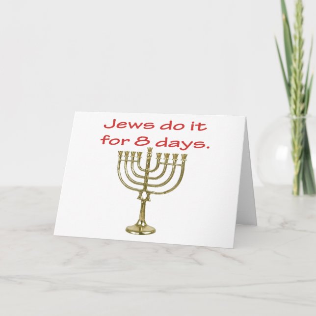 Roligt Hanukkah kort (Framsida)