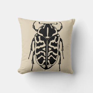 Roligt Happy halloween Beetle Insekt Kudde