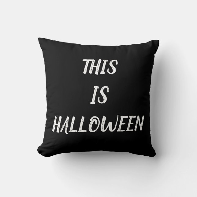 Roligt Happy halloween Dekorativ kudde (Framsida)