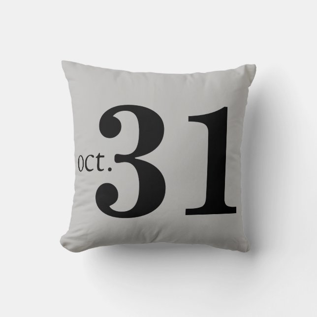 Roligt Happy halloween Kudde (Framsida)