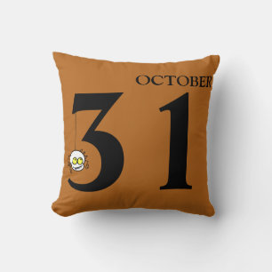 Roligt Happy halloween Oktober 31a Dekorativ kudde