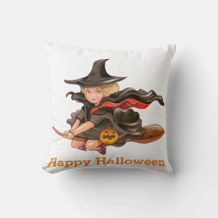 Roligt Happy halloween Pumpkin Dekorativ kudde