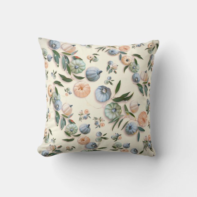 Roligt Happy halloween Pumpkins Mönster bakgrund Kudde (Framsida)