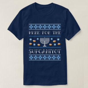 Roligt här för de Sufganiyot Hanukkah donutsna T Shirt