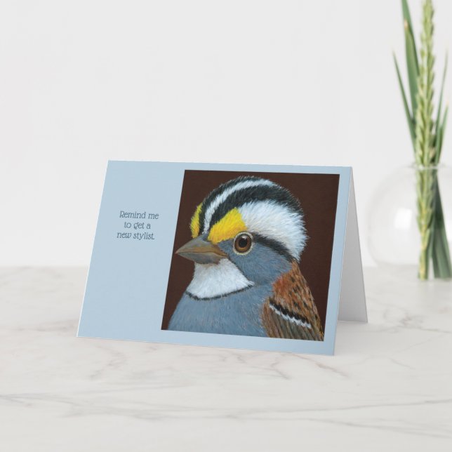 roligt hårdagskort tack kort (Framsida)