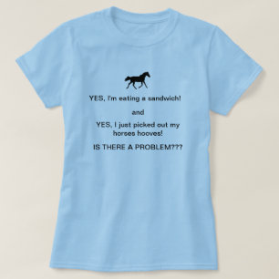 Roligt hästfolk humorT-tröja Tee Shirt
