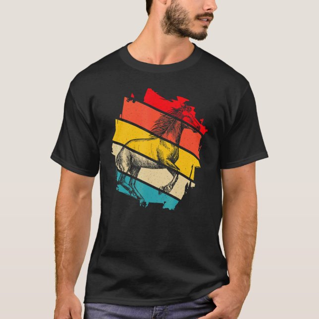 Roligt Hästordspråk Hästar T Shirt (Framsida)