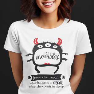 Roligt havare ironisk humoristisk mamma t shirt