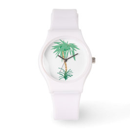 Roligt Hawaiian Handflatan Tecknad Sporty Watch Armbandsur