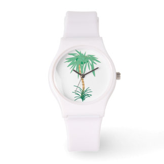 Roligt Hawaiian Handflatan Tecknad Sporty Watch Armbandsur