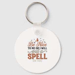 Roligt Häxspells Citat Halloween Vektor Design_1 Nyckelring