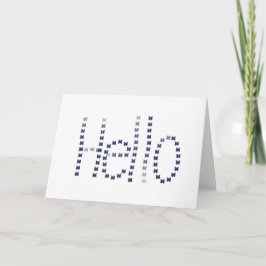 Roligt Hej Greeting Card med fjärilar Tack Kort