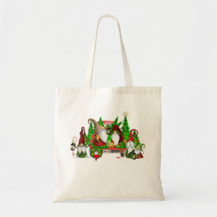 Roligt Helgdag Gnomes T-Shirt Tote Bag Tygkasse