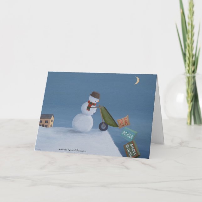 roligt helgdag-kort kort (Framsida)