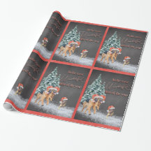 Roligt Helgdag Tyska herdar med jultomtar