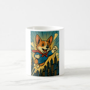 Roligt Hero Hund Coffee Mugg