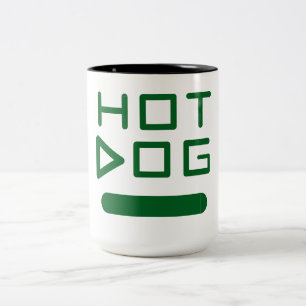 Roligt Hett Hund Kaffe Mugg