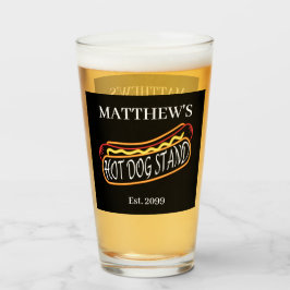 Roligt Hett Hund Stativ Drinkware Soda Beer Pint Glaskopp