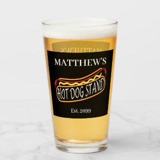 Roligt Hett Hund Stativ Drinkware Soda Beer Pint Glaskopp