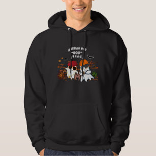 Roligt Hiphop Halloween Nuthing men boo thangons Hoodie