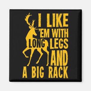 Roligt Hjort Hunting Quote Gift for Hunters Magnet