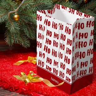 Roligt Ho Ho Ho Text Red Helgdag jul
