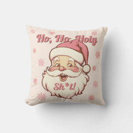 Roligt Ho Ho Retro Tomte Julfest Kudde