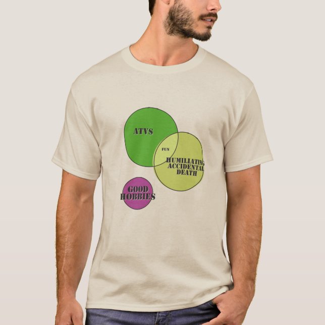 Roligt Hobbieser vid Bra av olycksfall vid dödsfal T Shirt (Framsida)